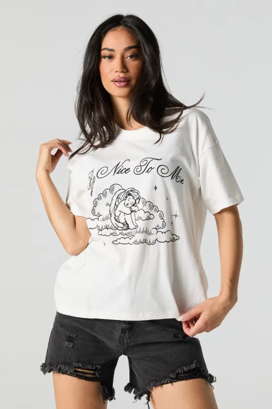 Be Nice to Me Graphic T-Shirt sold by Urban Planet