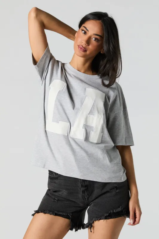 LA Twill Embroidered Graphic T-Shirt sold by Urban Planet