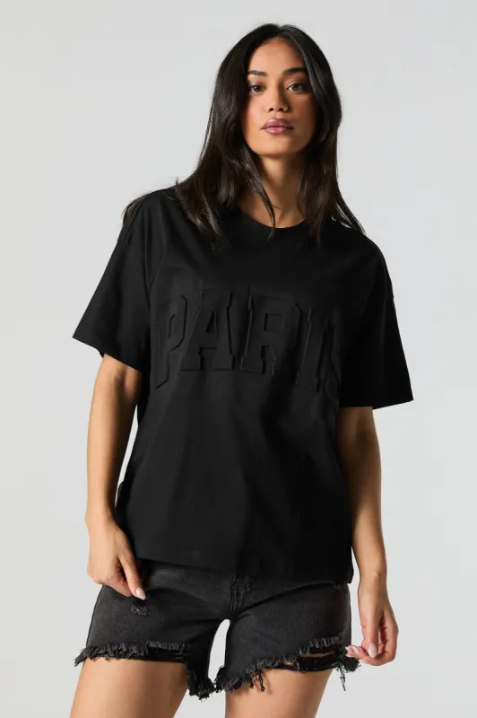 T-shirt avec motif Paris embossé sold by Urban Planet