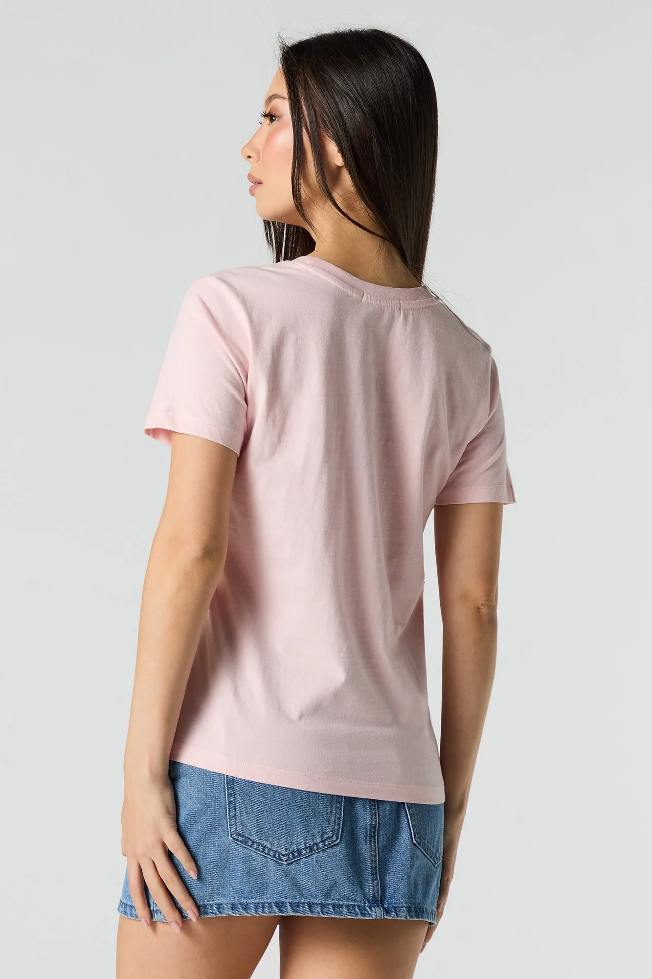 T-shirt avec motif brodé Spoiled Bunny sold by Urban Planet product image thumbnail 2