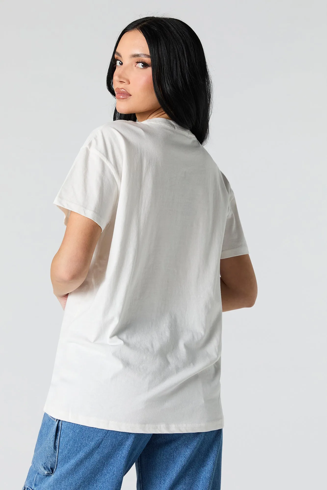 Luckiest Girl in the World Graphic T-Shirt sold by Urban Planet product image thumbnail 2