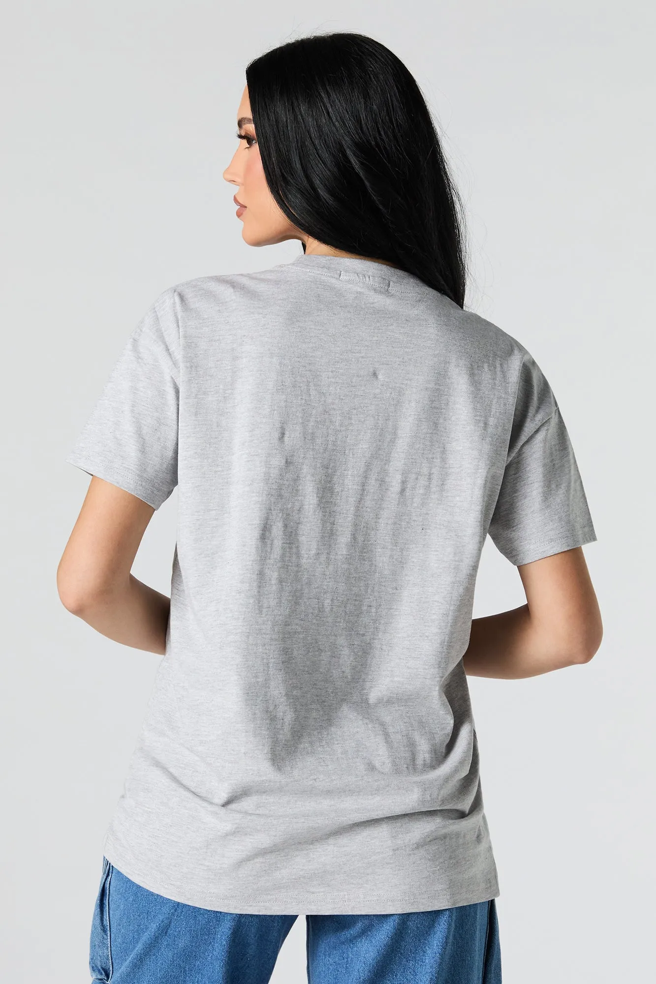 New York Empire State Embroidered T-Shirt sold by Urban Planet product image thumbnail 2