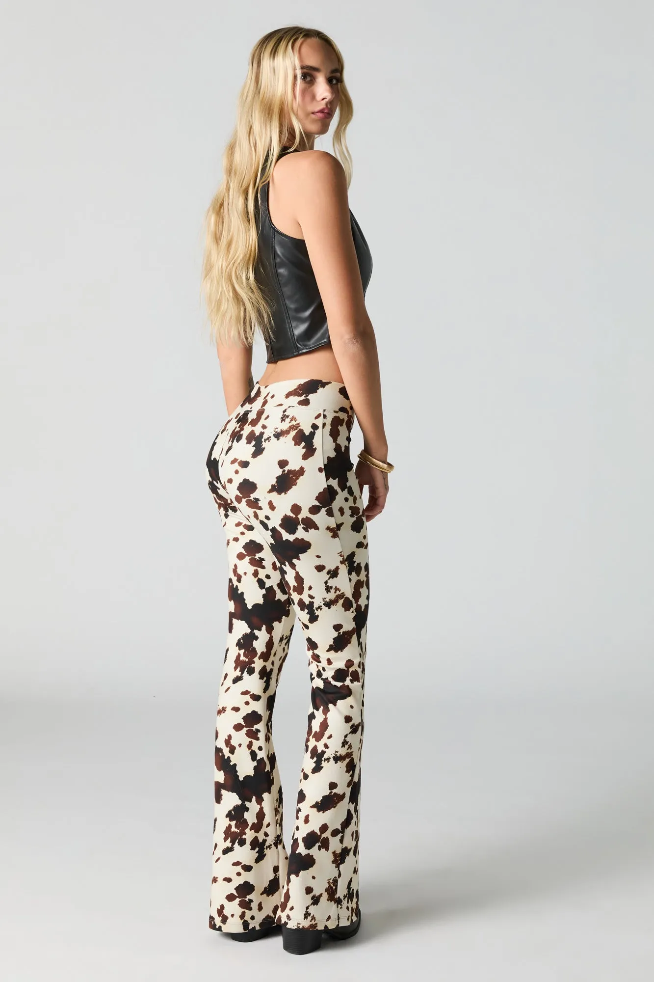 Soft V Waist Flare Legging sold by Urban Planet product image thumbnail 3