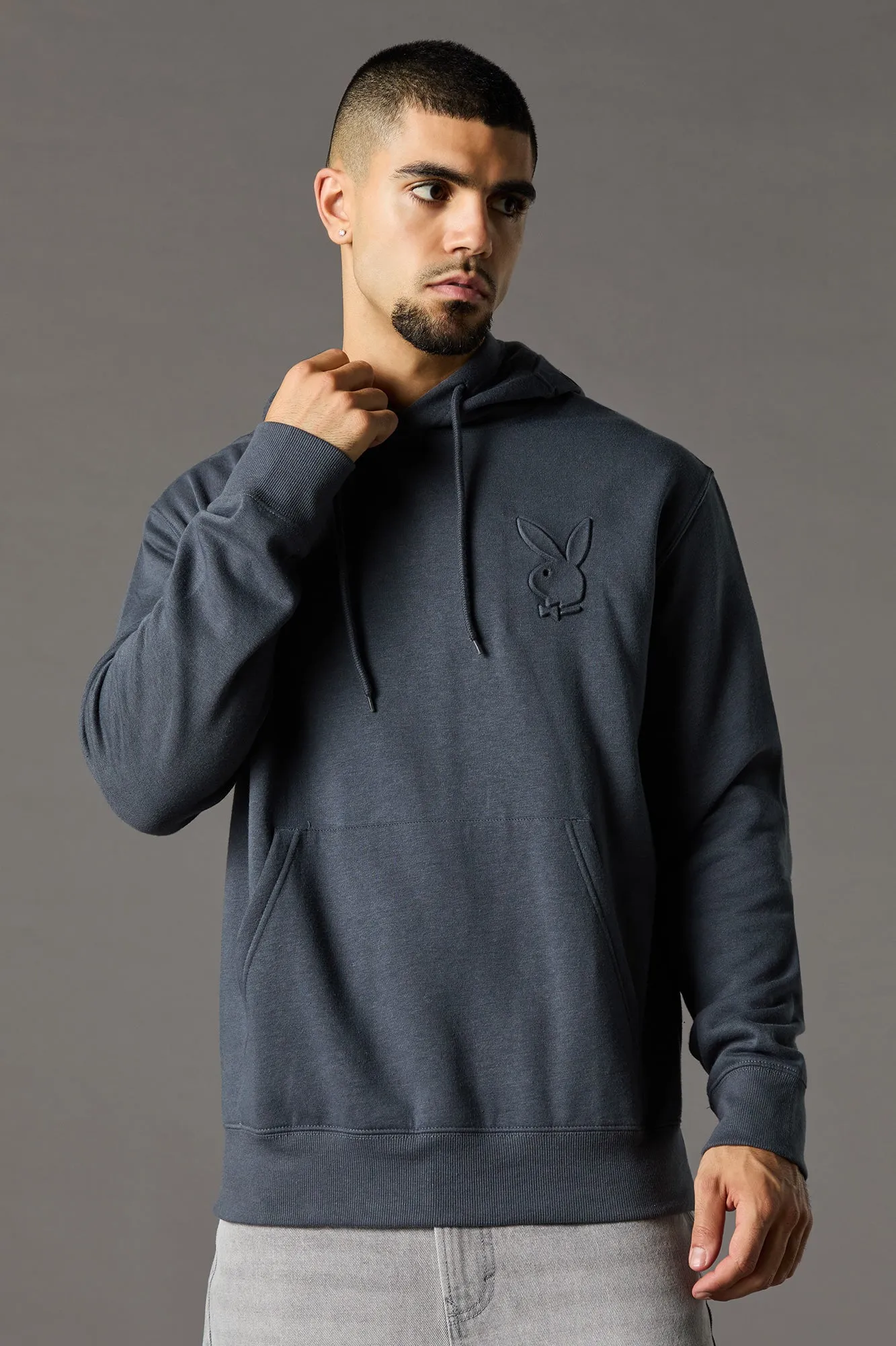 Playboy Embossed Fleece Hoodie sold by Urban Planet product image thumbnail 5