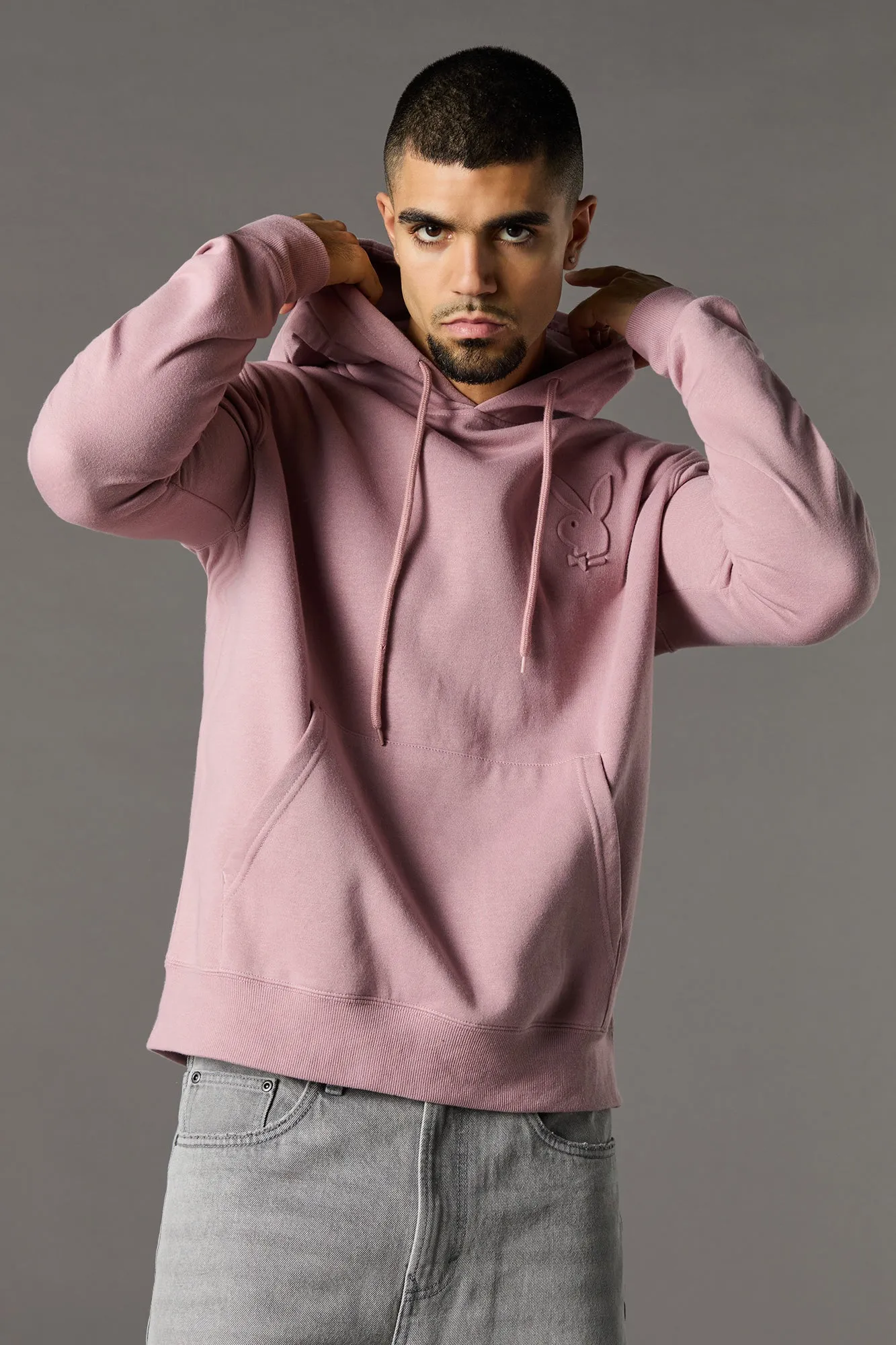Playboy Embossed Fleece Hoodie sold by Urban Planet