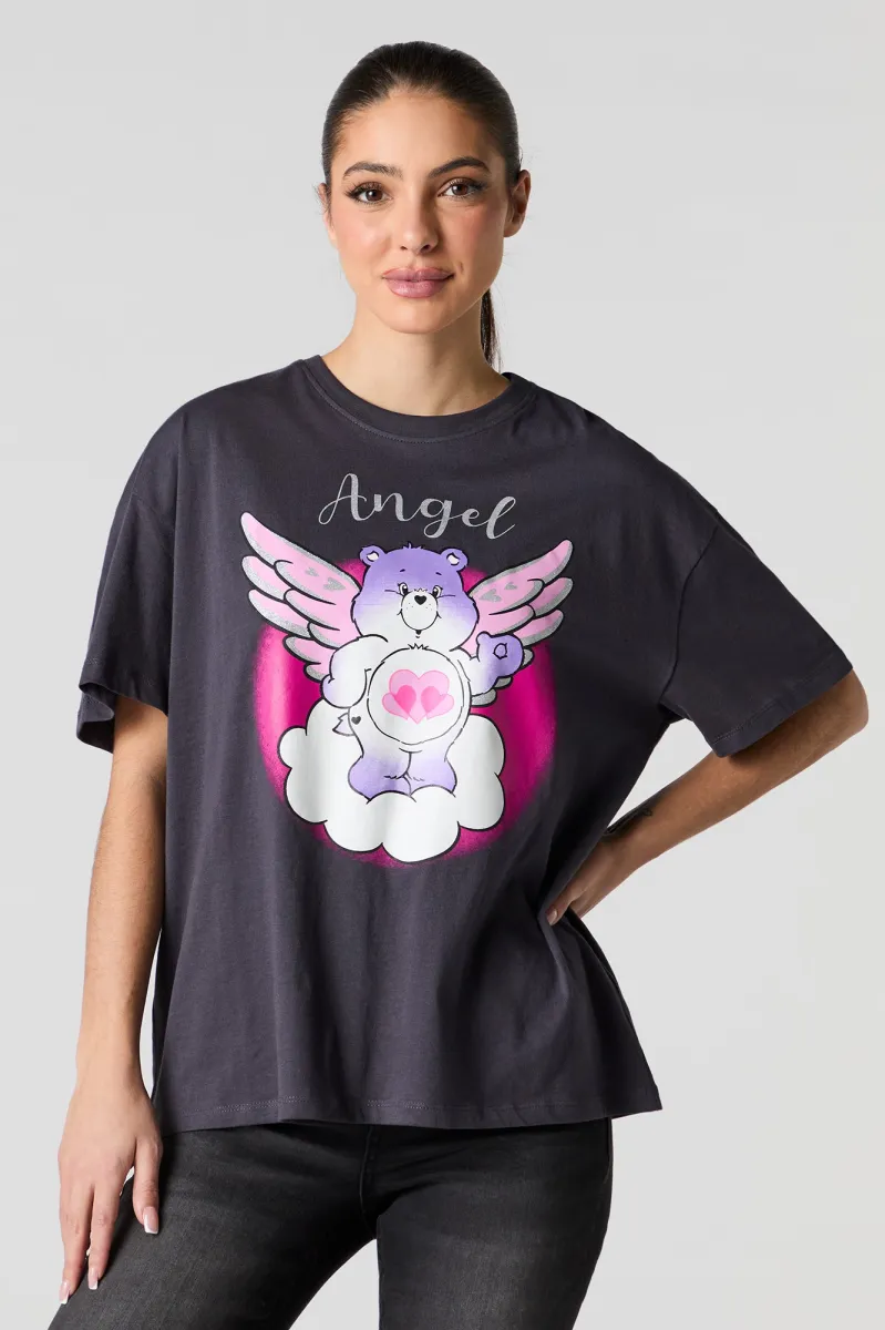 T-shirt coupe garçonne à imprimé Angel Valentin sold by Urban Planet