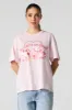 T-shirt coupe garçonne à imprimé Hello Kitty and Friends Valentin sold by Urban Planet