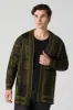 Jacquard Knit Open Front Cardigan sold by Urban Planet