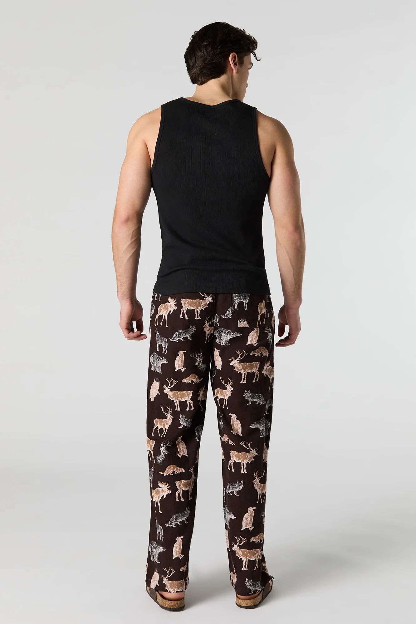 Wildlife Print Pajama Pant sold by Urban Planet product image thumbnail 3