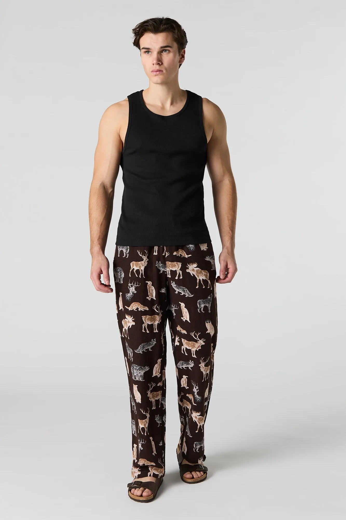Wildlife Print Pajama Pant sold by Urban Planet product image thumbnail 2