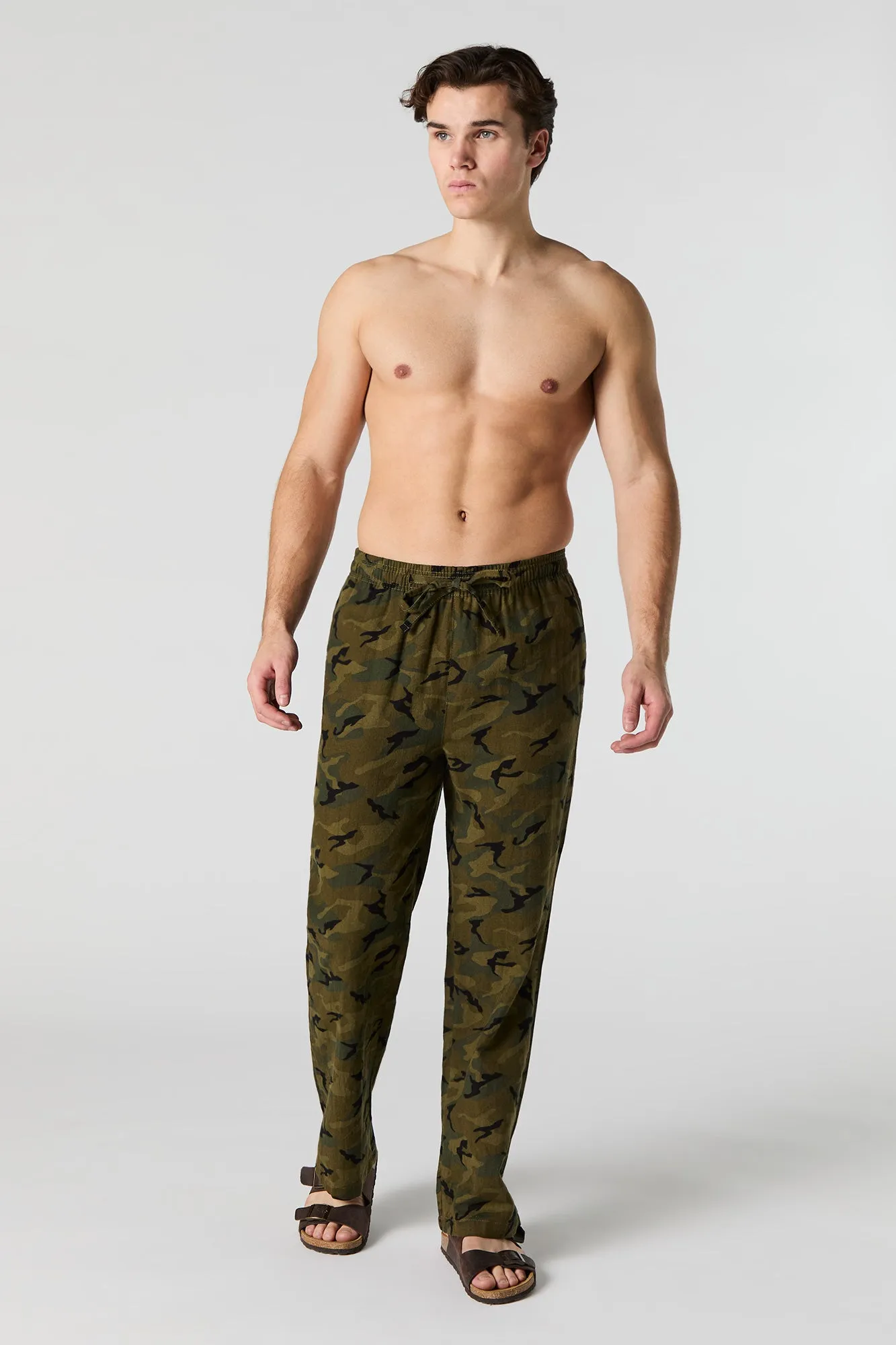 Camo Print Pajama Pant sold by Urban Planet product image thumbnail 2