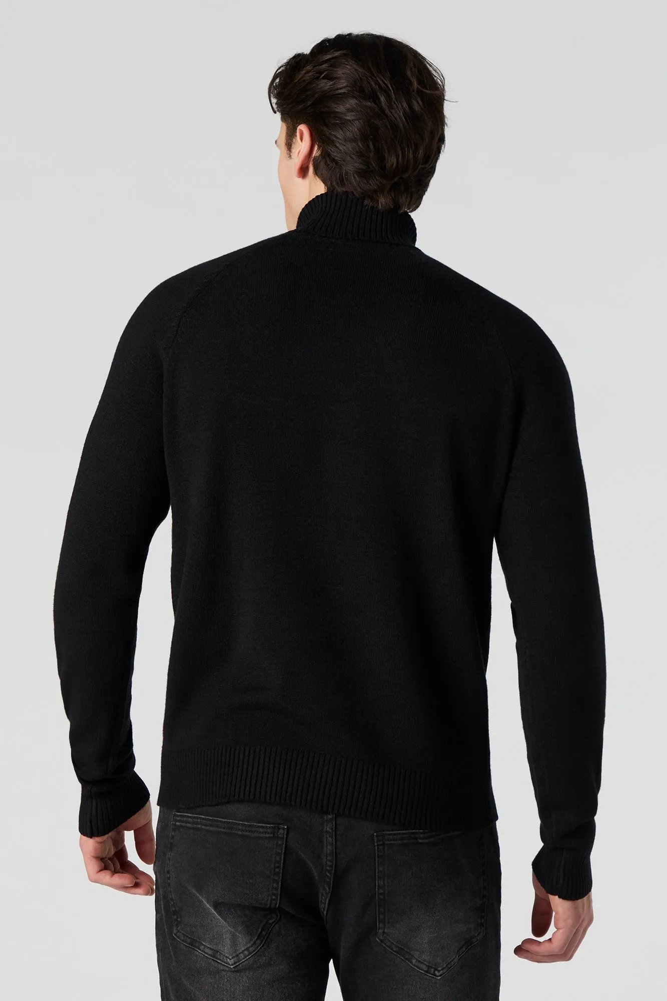 Solid Turtleneck Sweater sold by Urban Planet product image thumbnail 5