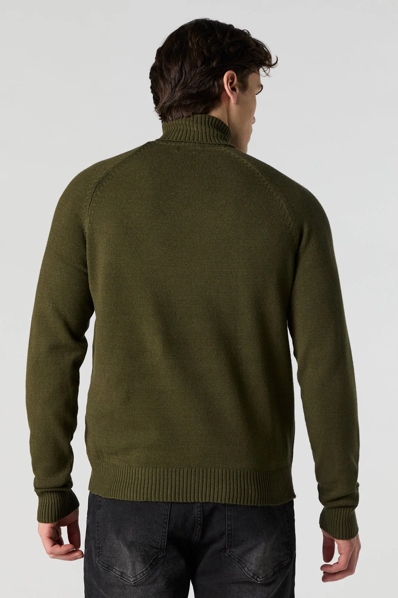 Solid Turtleneck Sweater sold by Urban Planet product image thumbnail 2