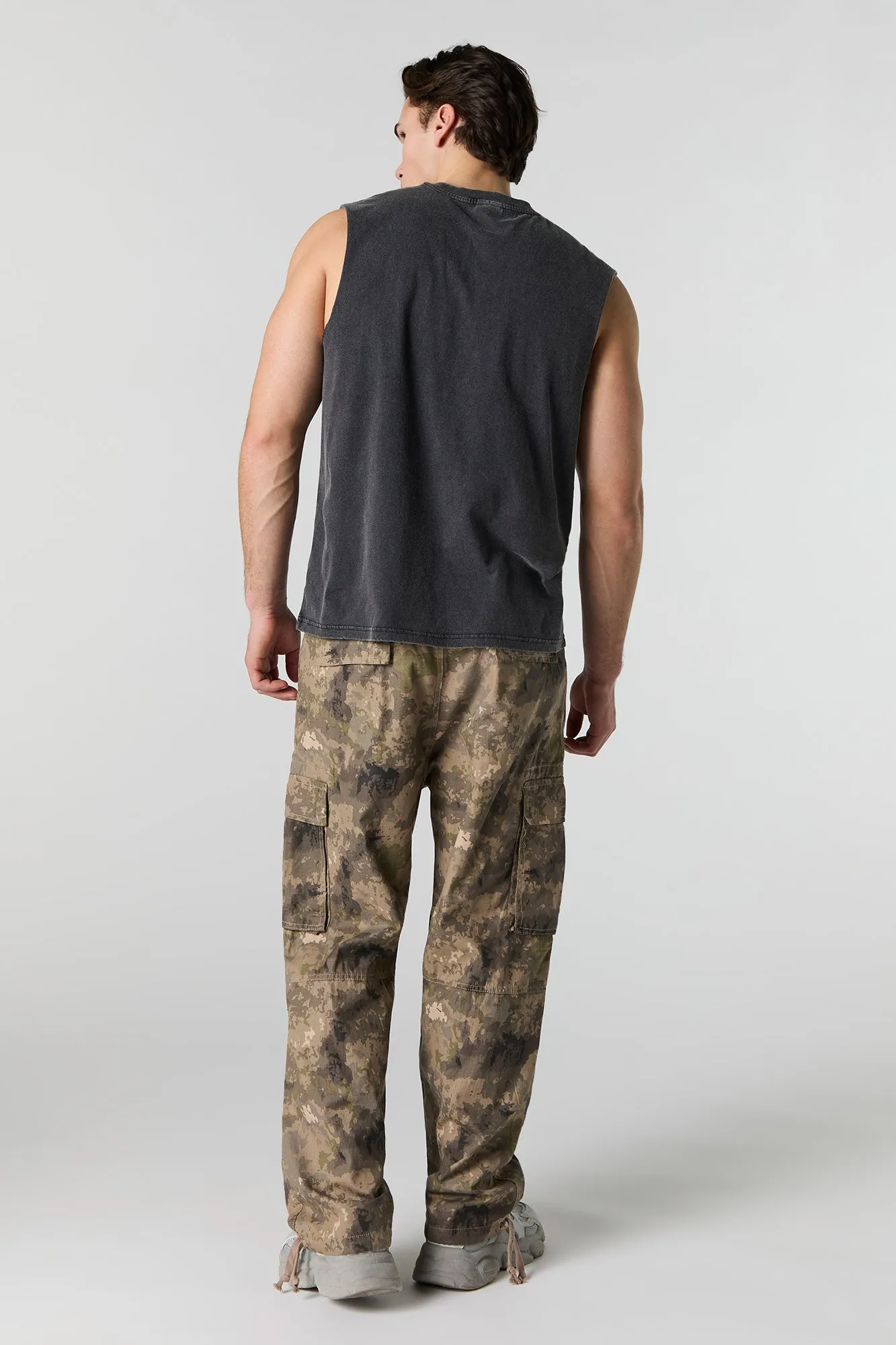 Pantalon cargo baggy à ourlet coulissant sold by Urban Planet product image thumbnail 3