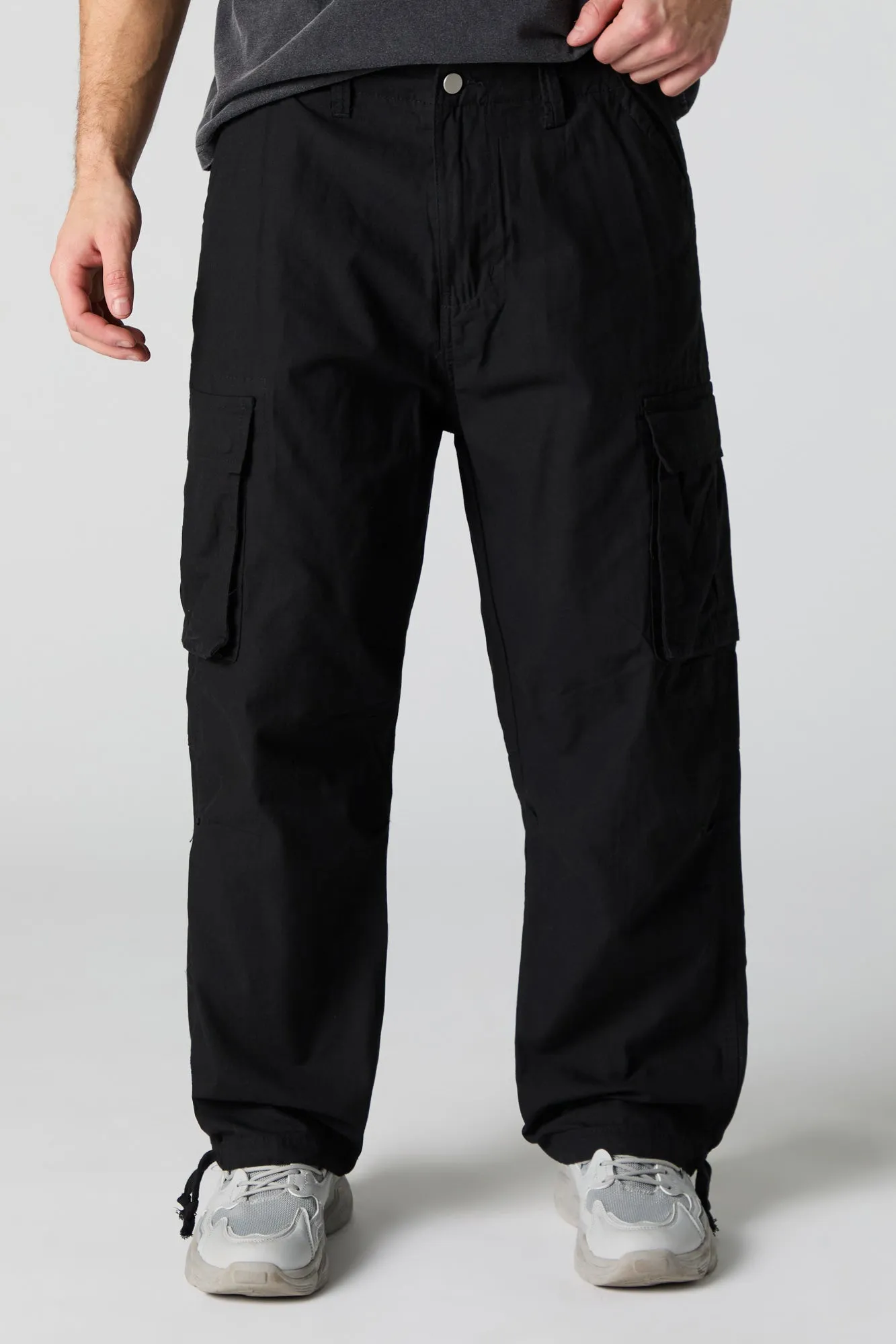 Pantalon cargo baggy à ourlet coulissant sold by Urban Planet product image thumbnail 4