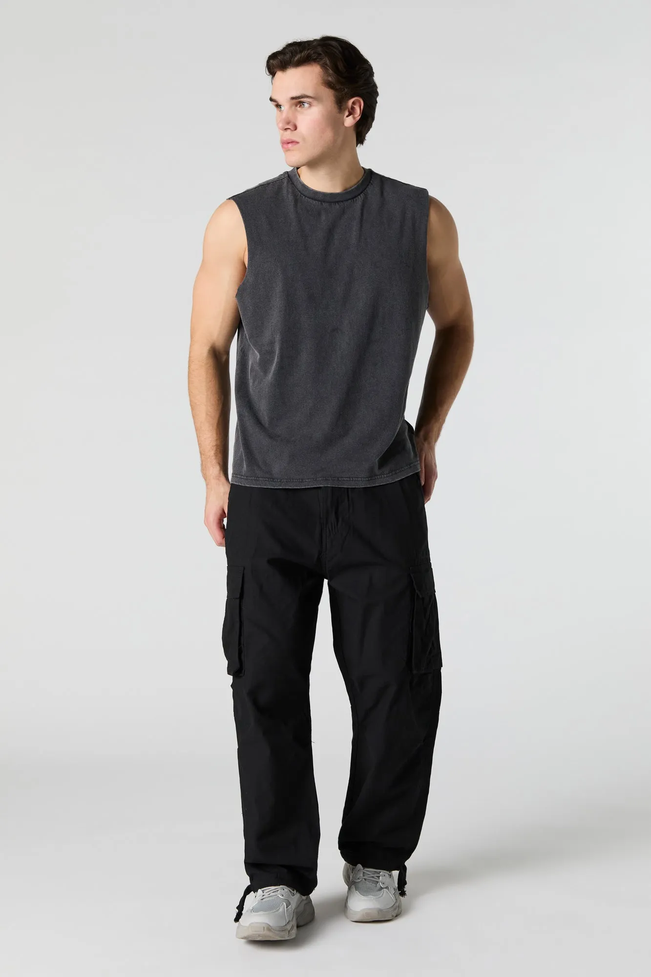 Pantalon cargo baggy à ourlet coulissant sold by Urban Planet product image thumbnail 5