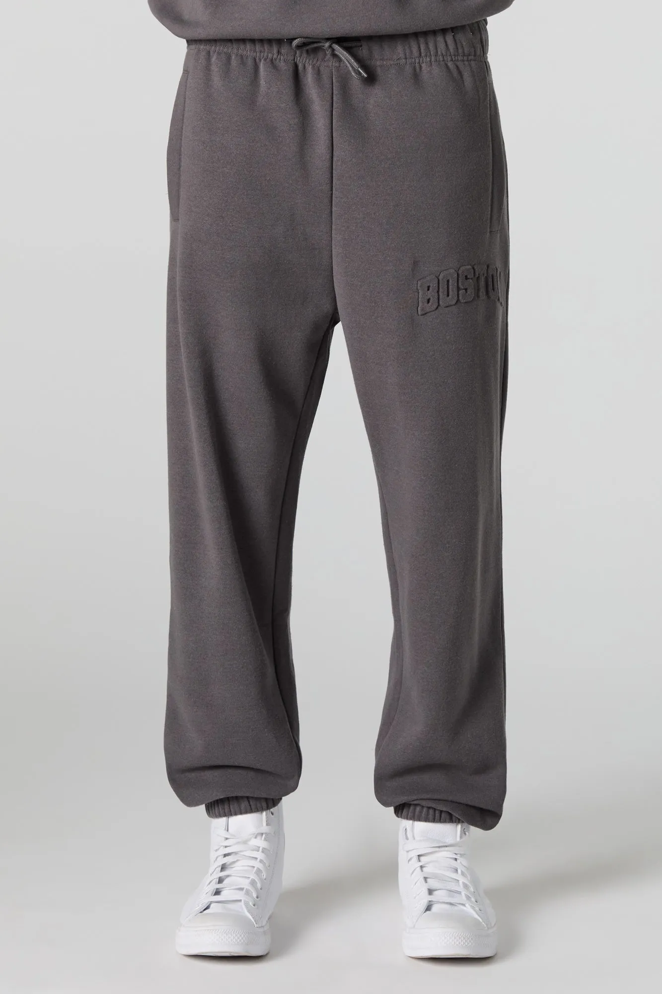 Jogger en molleton avec motif City embossé sold by Urban Planet product image thumbnail 4