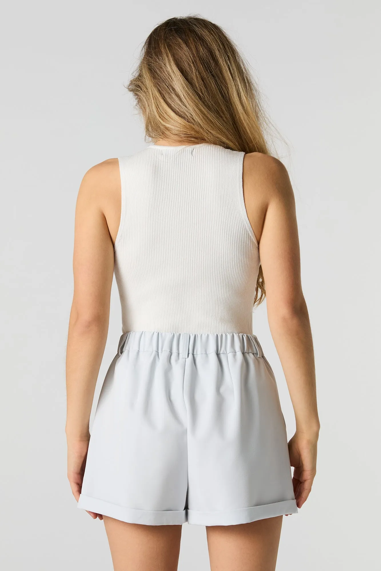 Short à revers roulé et taille élastique sold by Urban Planet product image thumbnail 2