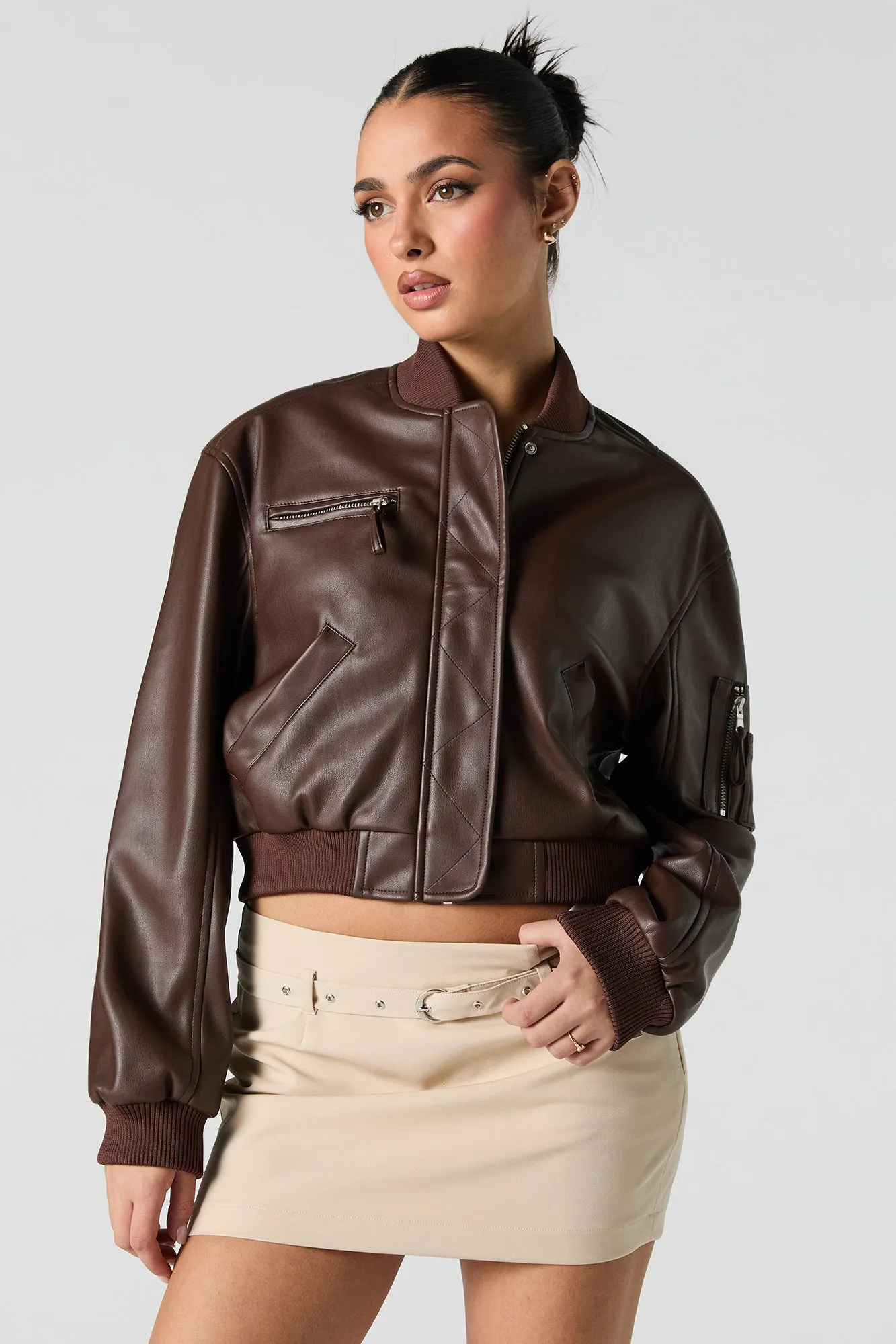 Belted Mini Skort sold by Urban Planet product image thumbnail 5