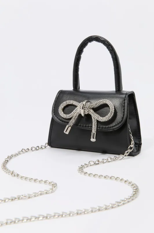 Minisac à main avec boucle ornée de pierres du Rhin sold by Urban Planet