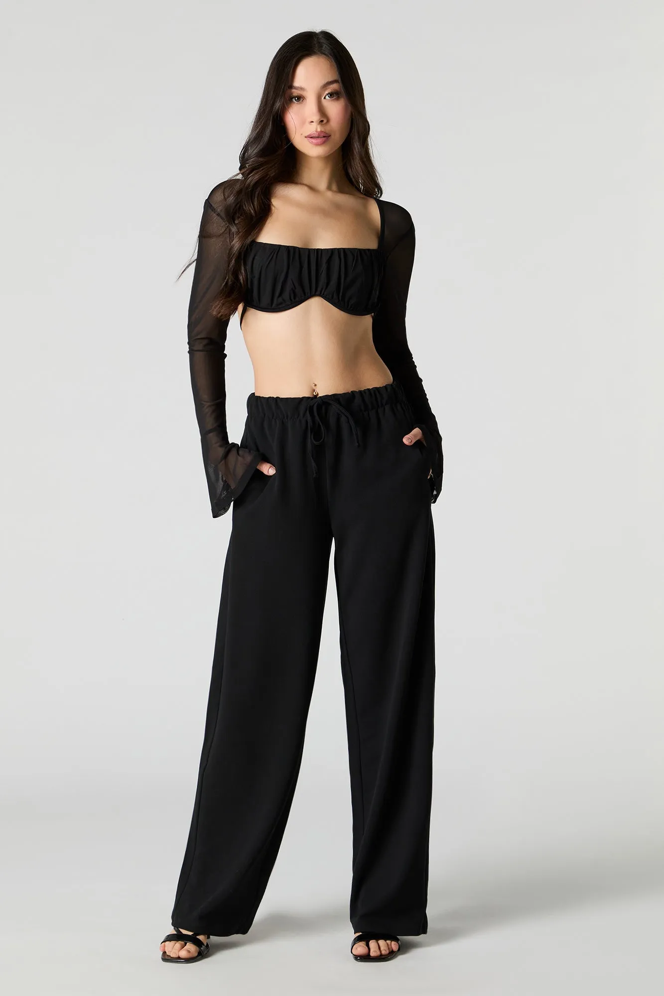 Pantalon habillé à taille coulissante sold by Urban Planet product image thumbnail 4