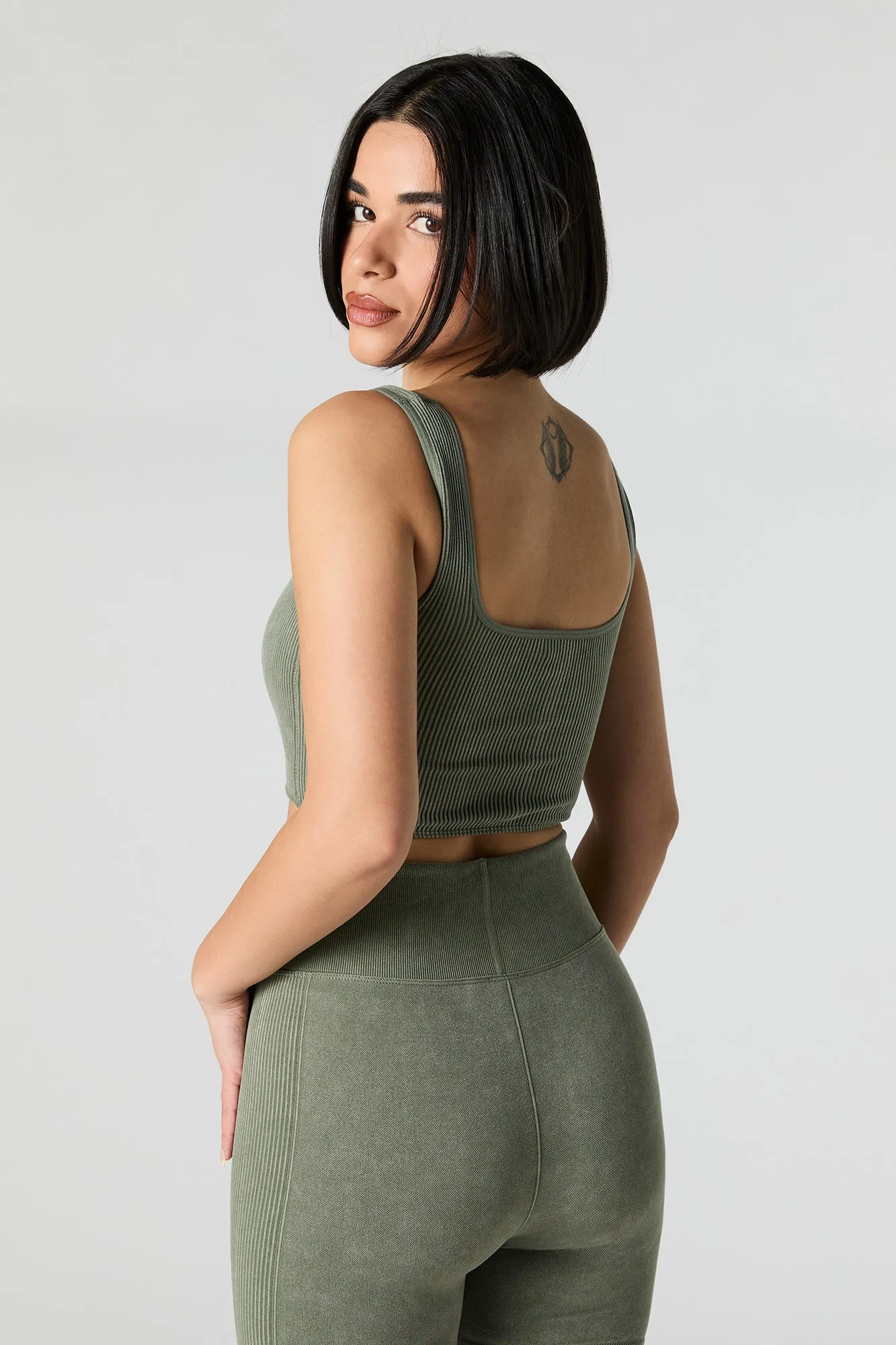 Débardeur Active délavé côtelé court sans couture sold by Urban Planet product image thumbnail 5