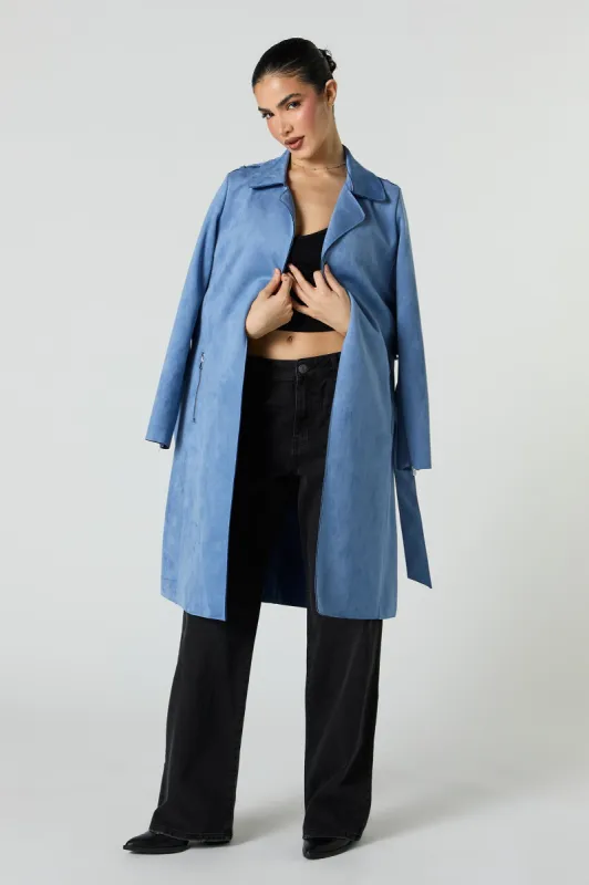 Trench en similisuède sold by Urban Planet