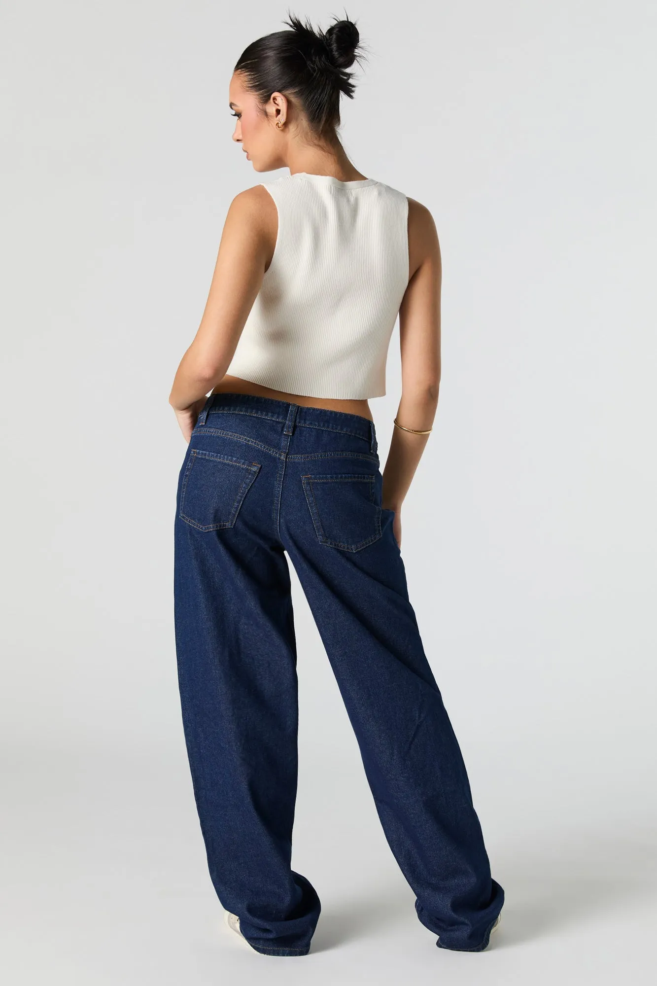 Jean ample délavé foncé sold by Urban Planet product image thumbnail 3