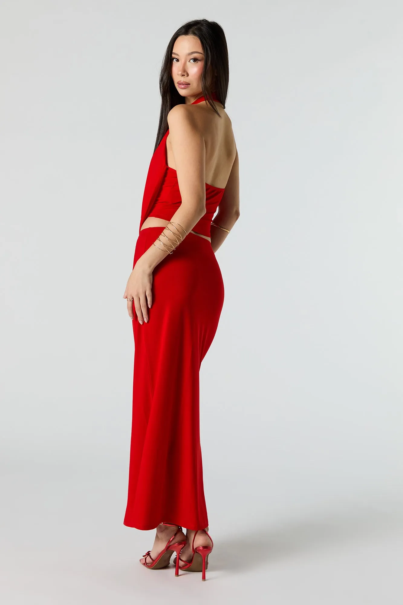 Jupe midi avec bande de taille élastique sold by Urban Planet product image thumbnail 3