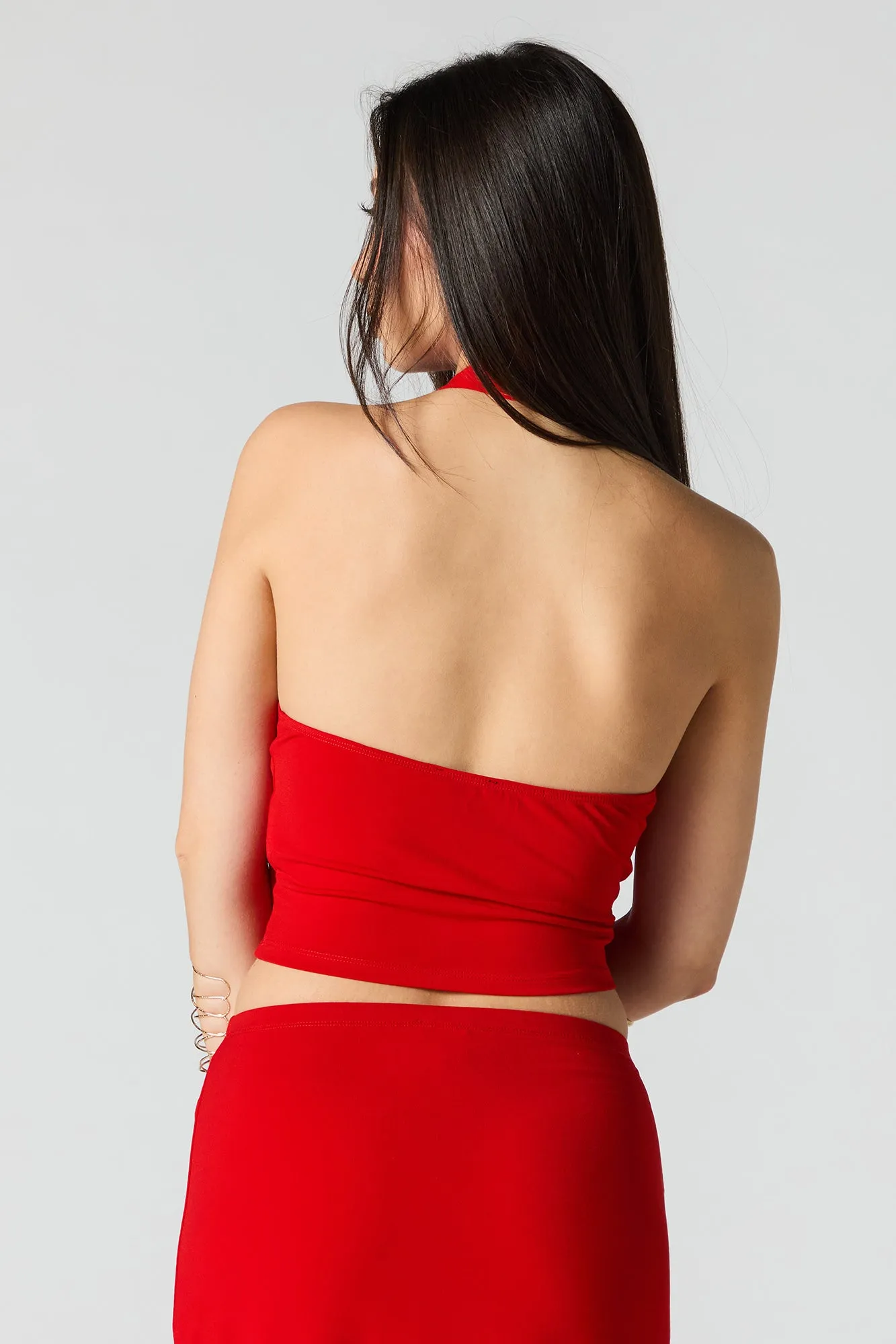 Cowl Halter Neck Tank sold by Urban Planet product image thumbnail 2