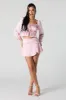 Satin Drawstring Mini Skirt sold by Urban Planet