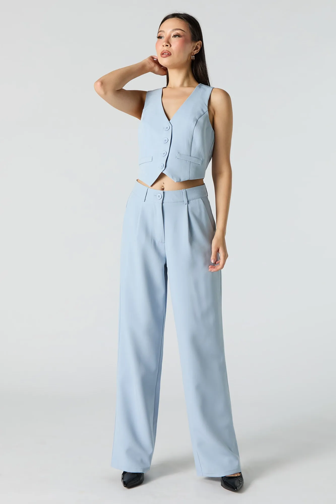 Pantalon habillé à jambe large sold by Urban Planet