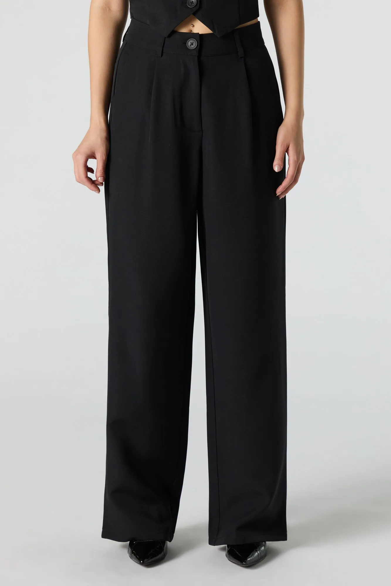 Pantalon habillé à jambe large sold by Urban Planet product image thumbnail 5