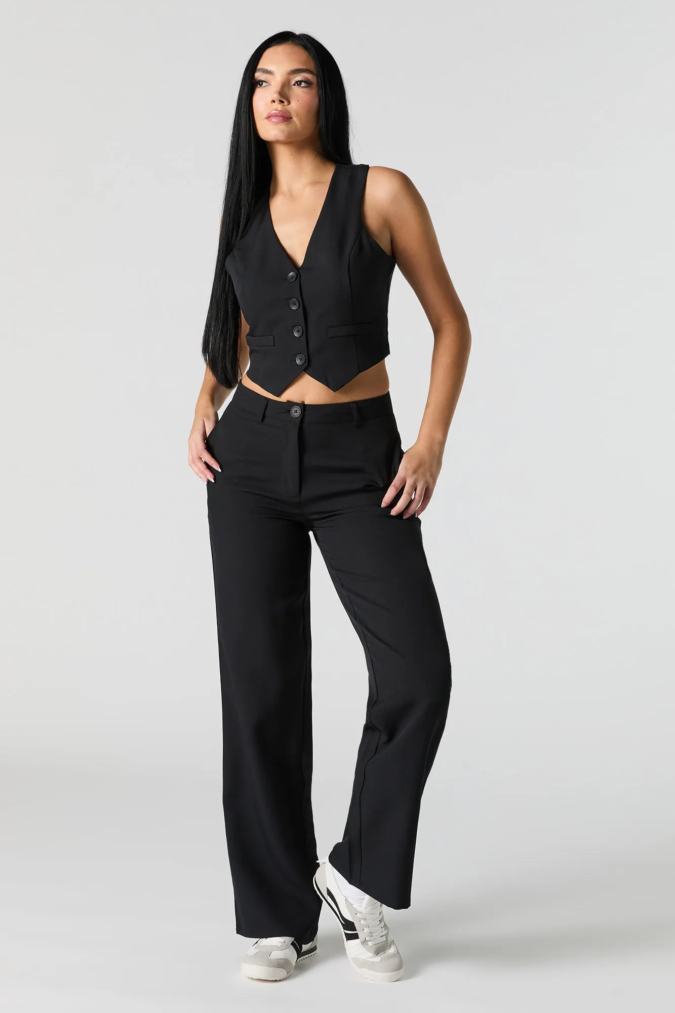 Pantalon habillé à taille haute sold by Urban Planet product image thumbnail 4