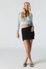 Haut boutonné court en chiffon imprimé avec encolure en V sold by Urban Planet