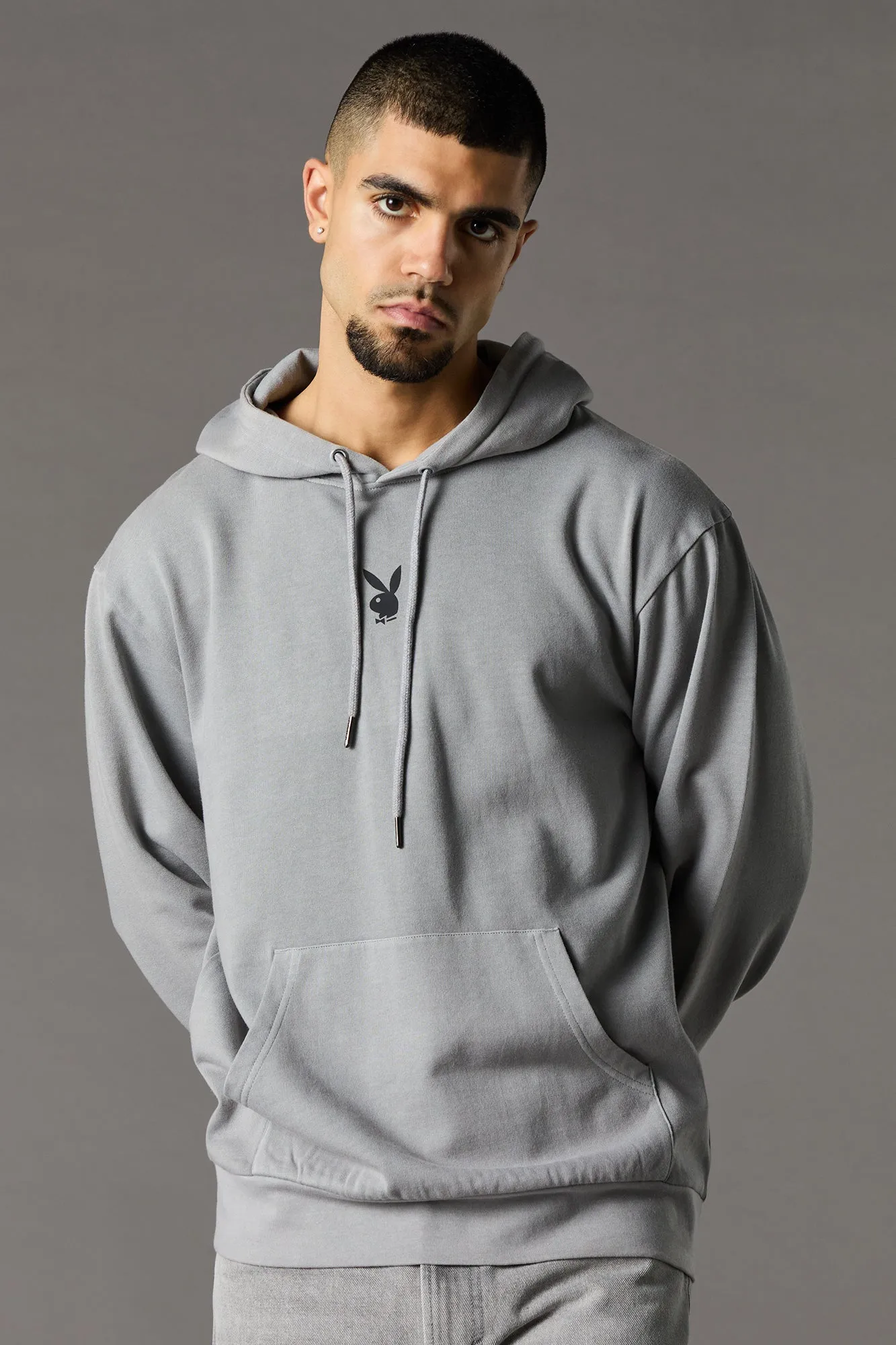 Playboy Graphic Washed Fleece Hoodie sold by Urban Planet