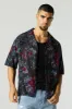 Haut boutonné à manche courte et imprimé floral sold by Urban Planet