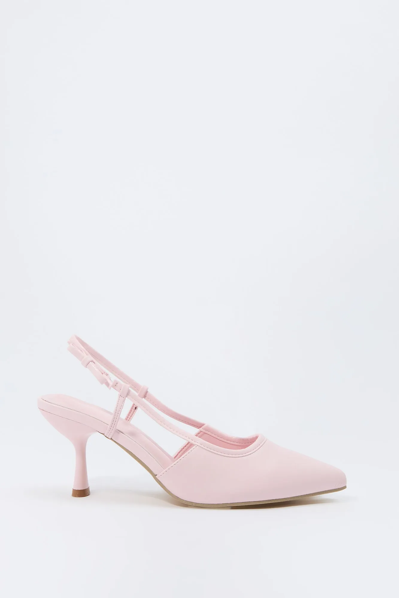Faux Leather Side Bow Kitten Heel sold by Urban Planet product image thumbnail 2