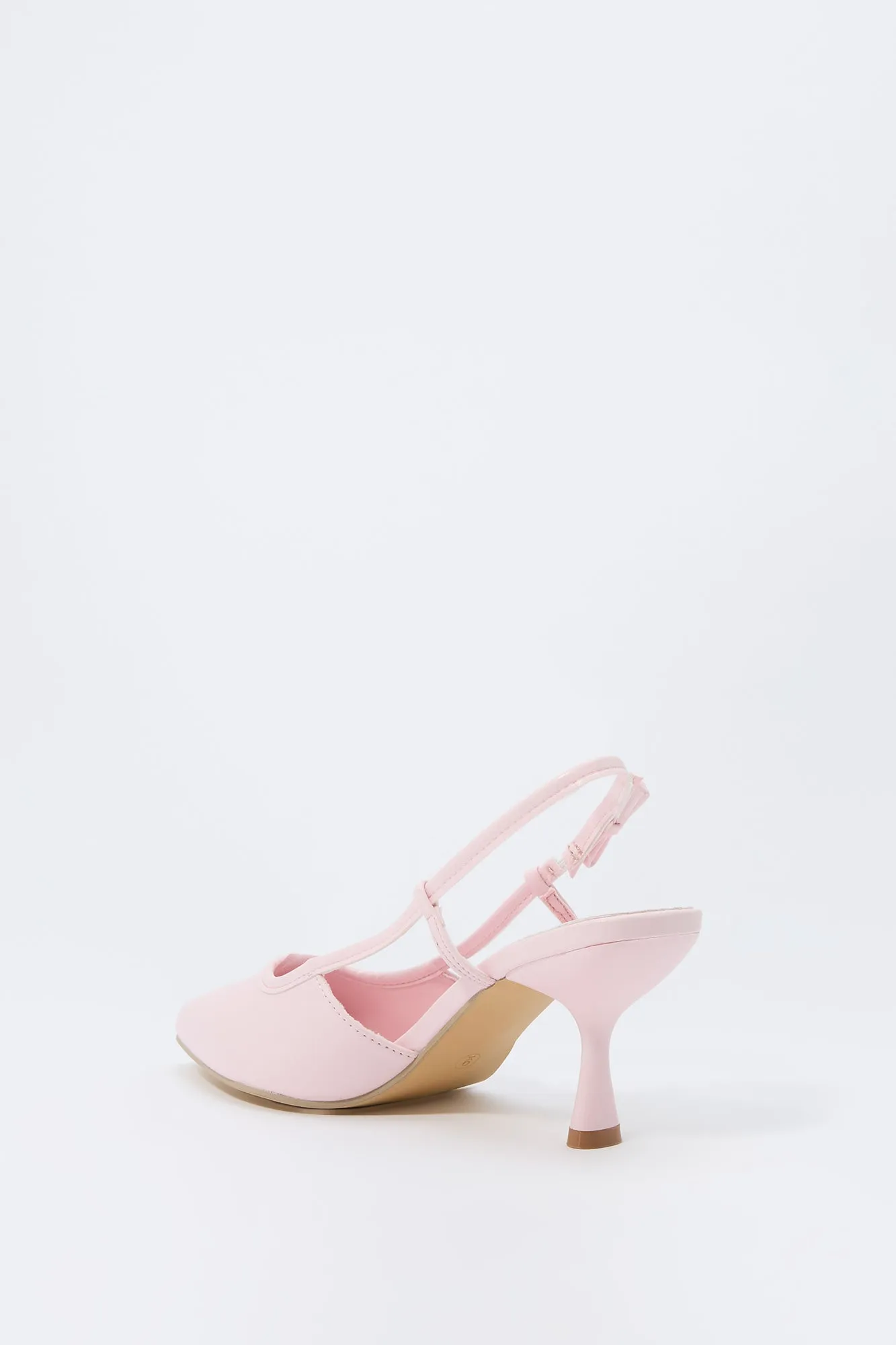 Faux Leather Side Bow Kitten Heel sold by Urban Planet product image thumbnail 4