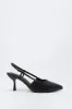 Faux Leather Side Bow Kitten Heel sold by Urban Planet