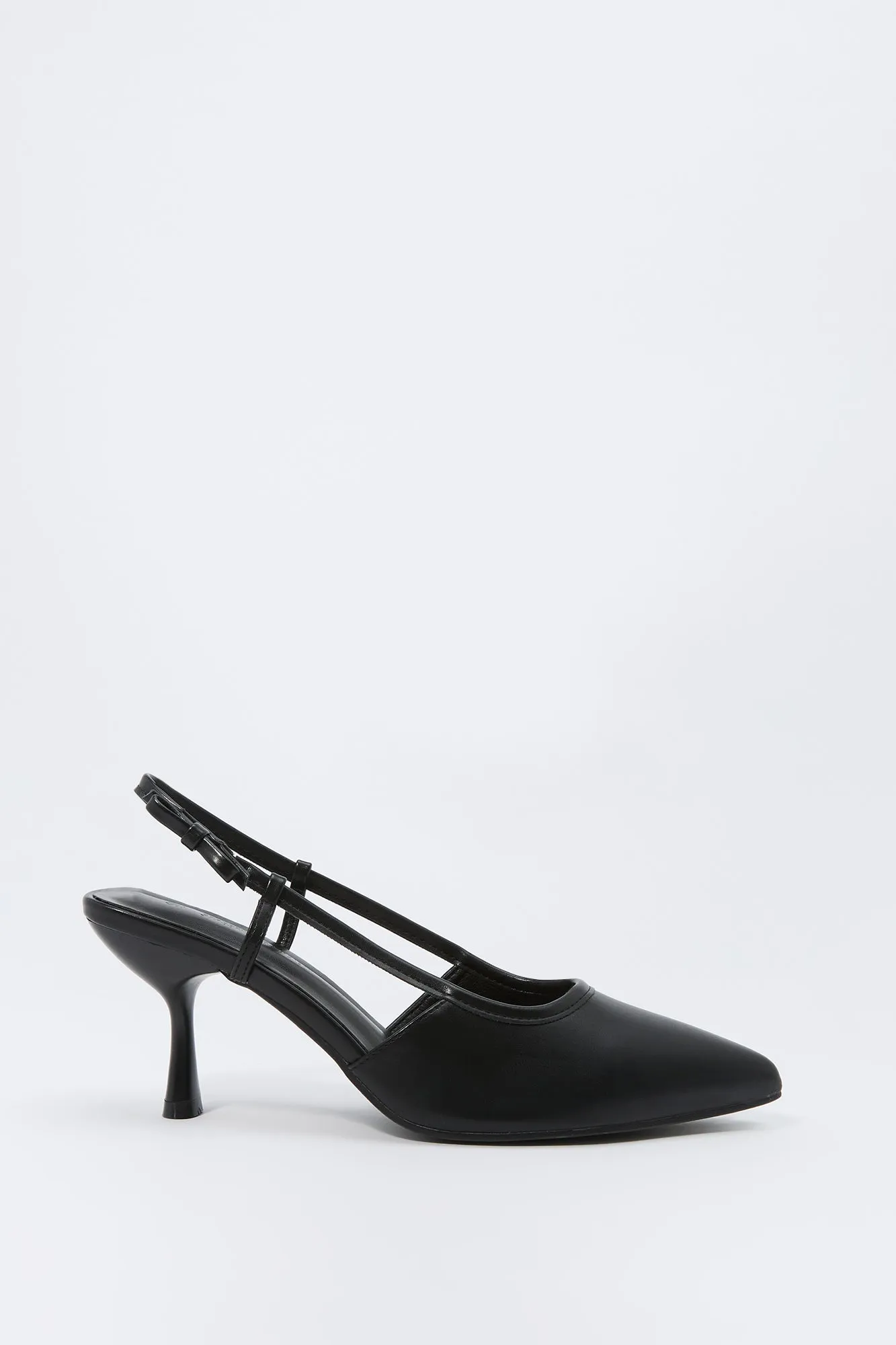 Faux Leather Side Bow Kitten Heel sold by Urban Planet product image thumbnail 5
