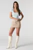 Ribbed Scoop Square Neck Short Sleeve Top sold by Urban Planet