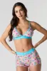 Ensemble avec bralette triangulaire et caleçon à imprimé Smurfs sold by Urban Planet