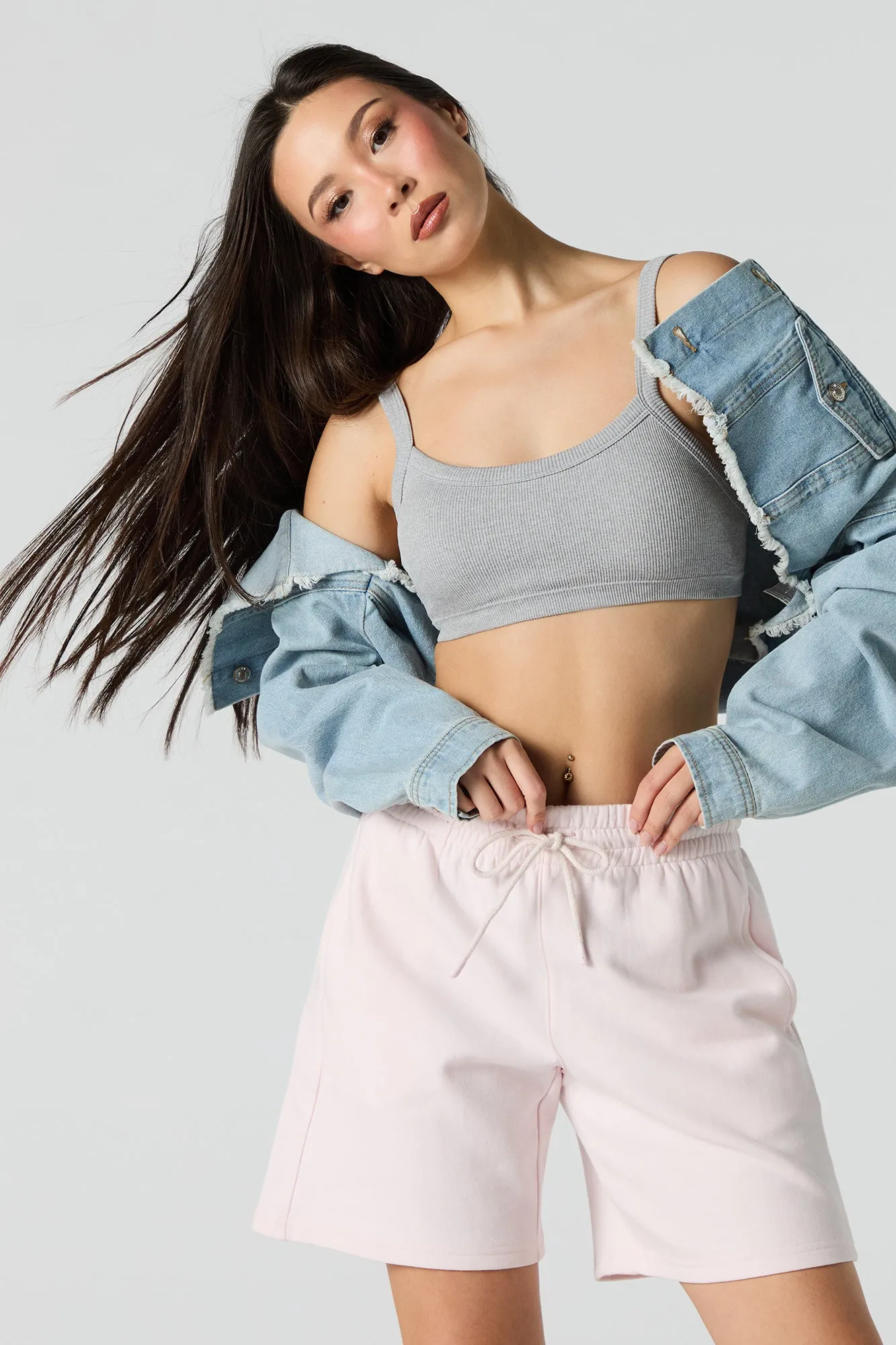 Fleece Drawstring Short sold by Urban Planet