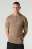 Polo en tricot texturé avec fermeture à glissière sold by Urban Planet