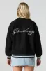Hotter Than Hell Fleece Varsity Jacket sold by Urban Planet