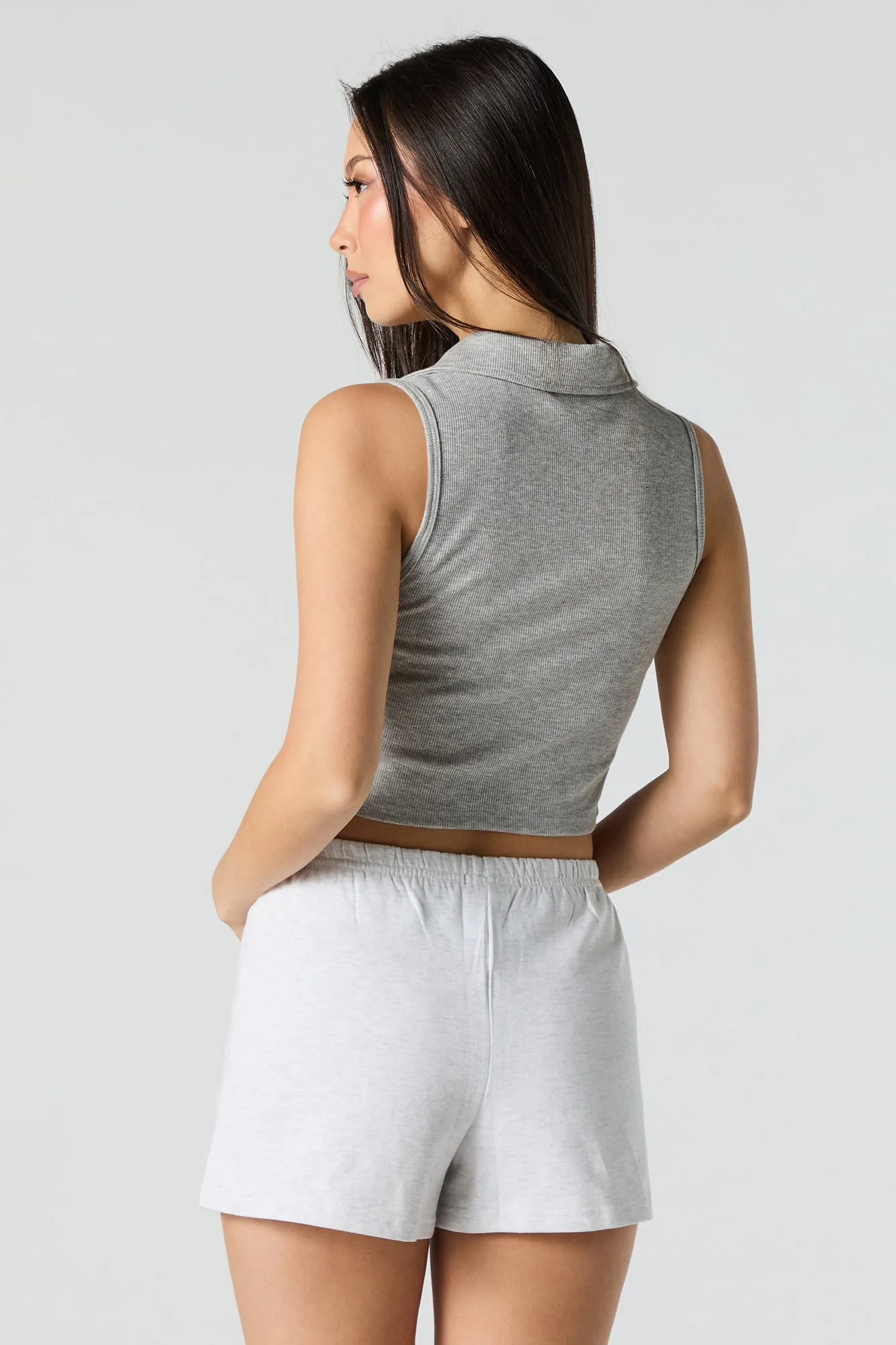 Embroidered Fleece Short sold by Urban Planet product image thumbnail 2