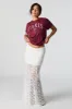 Paris Bow Graphic Boyfriend T-Shirt sold by Urban Planet