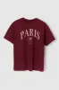 Paris Bow Graphic Boyfriend T-Shirt sold by Urban Planet