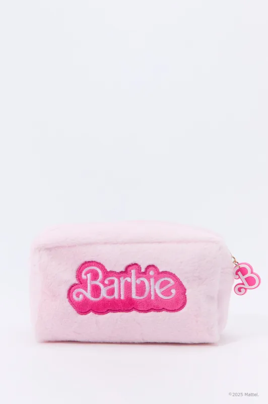 Barbie™ Faux Fur Makeup Bag sold by Urban Planet